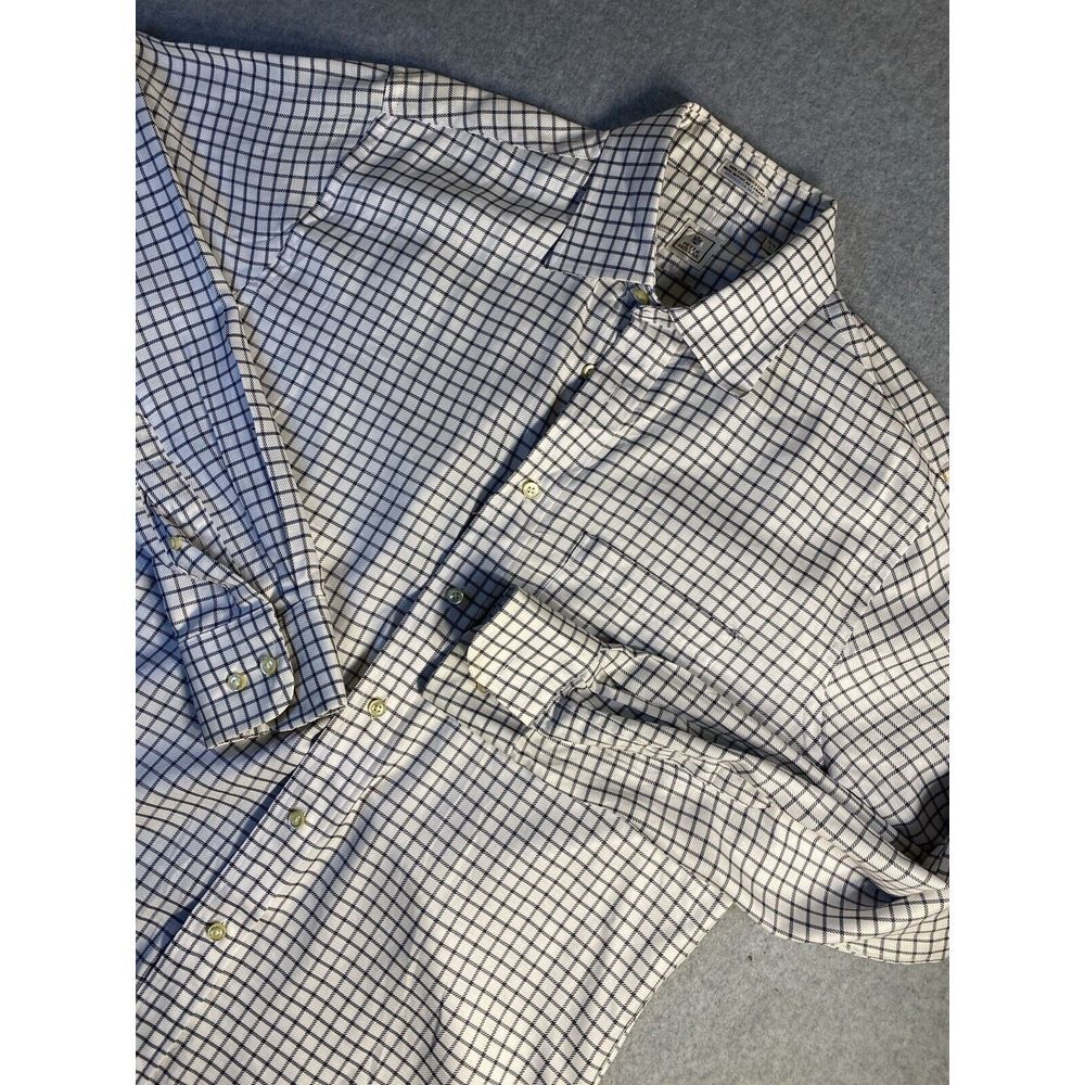 Peter Millar Mens 15 1/5 Large Button Down Shirt Multicolor Summer‎ Comfort